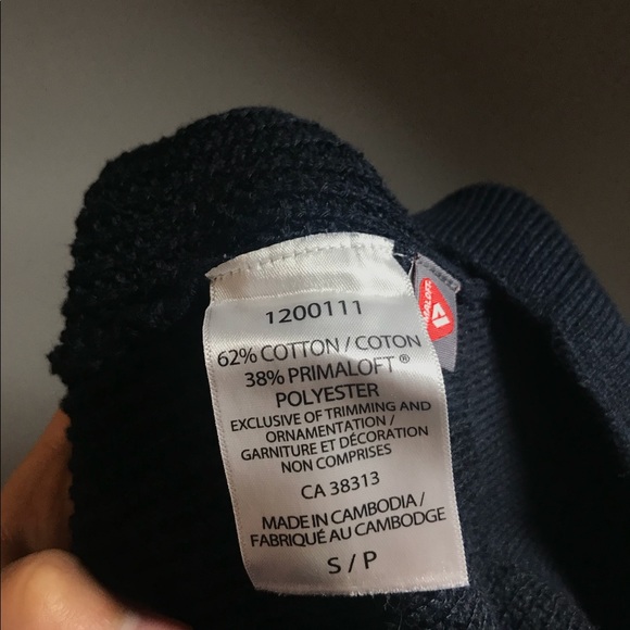 Karbon Navy Blue Knit Sweater - Picture 6 of 6